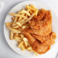 Chicken Tenders · Four pieces.
