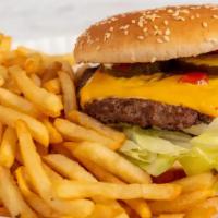 Cheeseburger Special · With fries and soda. حلال 🍔
