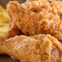 Southern Fried Chicken & Fries · Bone In Fried Chicken 2 Leg & 2 Thigh with French Fries Only