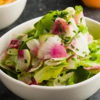 Side Salad · Fresh Garden Salad, Chives.