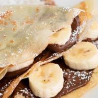 Nutella Crepe · Just nutella.