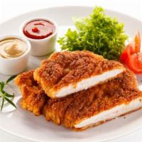 Fried Pork Chop · Comforting crispy deep-fried pork chop made to perfection, served with 2 sides.