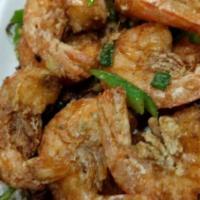 Shrimp With Salt & Pepper · Hot and spicy.