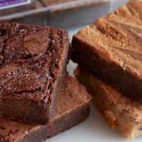 Gluten-Free Brownie Collection - 4 Ct · One of each flavor
caramel Fleur de sel
warm caramel and velvety dark chocolate perfectly ba...
