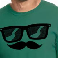 Sunglasses & Mustache Green · 
