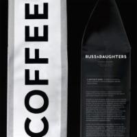 Private Blend Coffee · Russ and Daughters' private blend coffee beans roasted by kobrick coffee CO. (sorry, we are ...