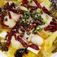 酸菜鱼  / Boiled Fish With Pickled Cabbage · Mild.