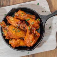 Wings · Buffalo or Garlic Butter.