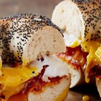 Classic Bec · Bacon, Eggs, American Cheese. On your choice of bagel or roll.