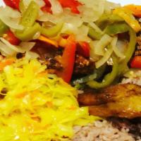 Red Snapper Escovitched · Hot or mild. Whole or fillet red snapper pan-fried with garlic onion and fresh herbs in a sa...