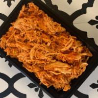 Chicken Tinga · 1.5 lbs of shredded chicken breast with tomato seasoning and onions.