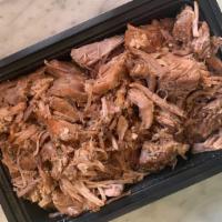 Pork Carnitas · 1.5 lbs of roasted shredded pork with seasoning.