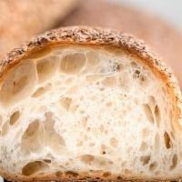 Cabernet Sesamo · Sesame seed Table bread with an incredibly airy interior and a crisp. Uses a natural yeast m...