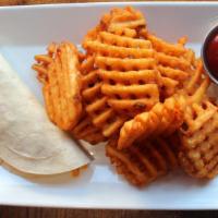 Kids' Taco · with French fries.