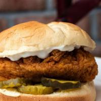 The Chicken Sandwich · Southern Style with pickles and mayo - just like ya grandma used to make!