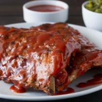 Pork Bbq Ribs · Our famous BBQ ribs, grilled to perfection and slathered in our special BBQ sauce!
