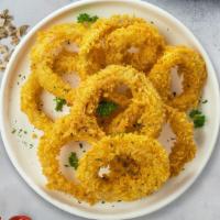 Onion Rings · Deep fried crispy onion rings fried to perfection.