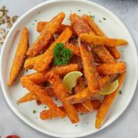 Sweet Potato Fries · Crispy sweet potato fries.