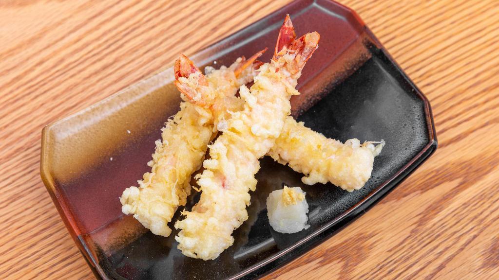 Jumbo Shrimp Tempura · Lightly fried shrimp and tempura sauce.