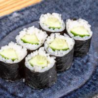 Cucumber · Vegetarian. Cut roll with six pieces.