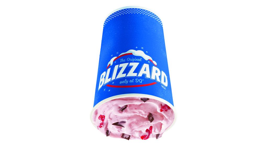 Choco Dipped Strawberry Blizzard® Treat · Strawberry topping and choco chunks blended with our world-famous soft serve to Blizzard® perfection.
