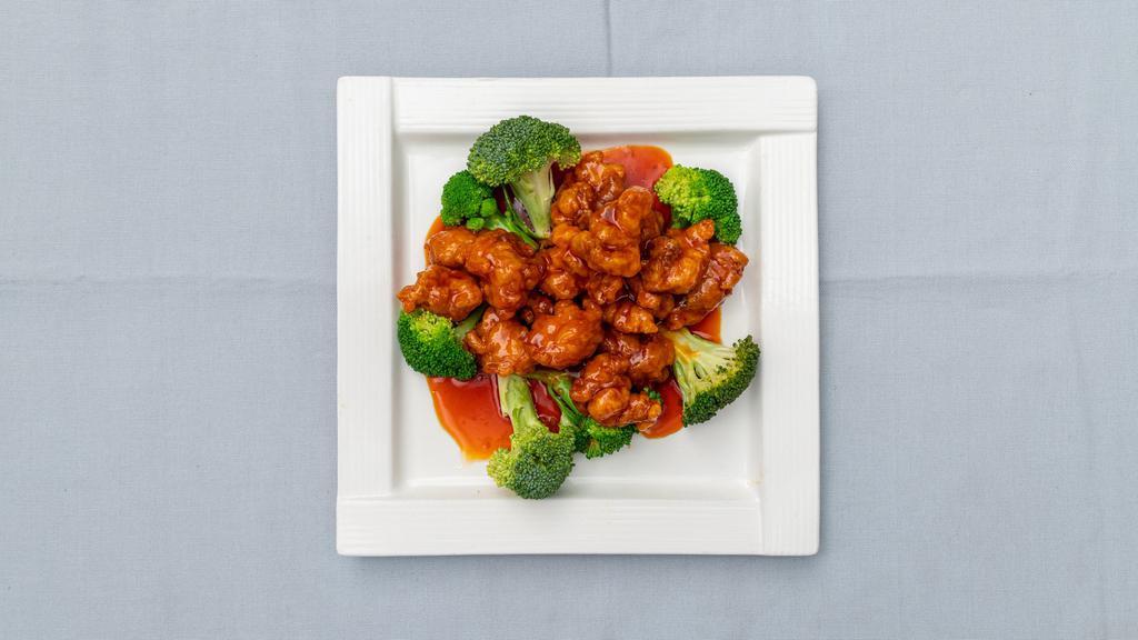 General Tso'S Chicken · Served with choice of rice and soda. hot and spicy.
