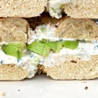 Bagel With Avocado & Cream Cheese · Choice of Bagels with Fresh Avocado & Cream Cheese