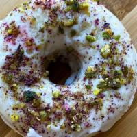 Gulab Jamun Donuts · The original Gulab Jamun in a donut form: Flour, Eggs, Ricotta, Sugar, Cardamom, Saffron, Mi...