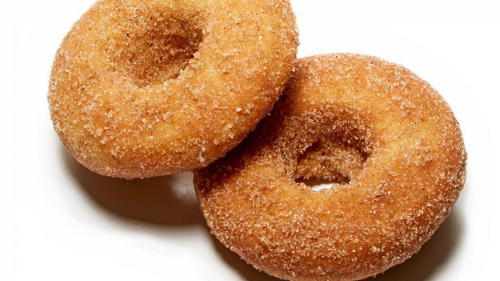 Gf Cinnamon Sugar Donuts · Ingredients: Organic evaporated cane sugar, brown rice flour, butter, eggs, non-gmo canola oil, tapioca starch, rice milk, garbanzo bean flour, vanilla extract, cinnamon, baking powder, xanthan gum, baking soda, salt Contains: eggs, dairy