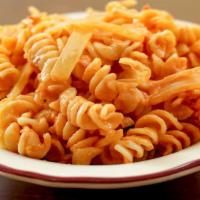 Spicy Rotini · Rotini pasta tossed in our Spicy Vodka sauce  ***Gluten-free pasta can be substituted***