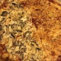 Chicken Pizzaiola · Served over pasta, with peppers, olives, mushrooms, onions, and fresh basil in light marinar...
