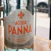 Aqua Panna · Natural Mineral Water. 750ml/ 25oz