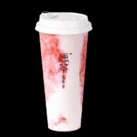 Cheese Foam Strawberry Tea / 芝士草莓茶 · Made with fresh raspberry and blueberry. combine with green tea and cheese foam on top  / 采用...