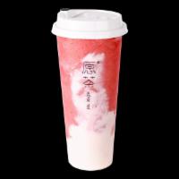 Cheese Foam Berry Tea / 芝士莓莓茶 · Made with fresh raspberry and blueberry. combine with green tea and cheese foam on top  / 采用...