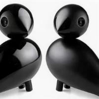 Kay Bojesen Lovebirds, Set Of 2 In Black (1950) · These unique and timeless lovebirds in black are inspired by the black songbird raven from K...