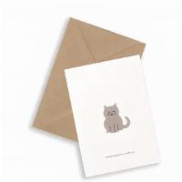I'D Spend Nine Lives With You Greeting Card · Show your gratitude and make someone’s day with this simple, illustrated greeting card stati...