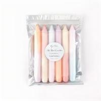 Dip Dye Candle Set Pastel Edition · Colors beige, pastel red, lilac, peach, pink, and light blue size 
6 candles
Size: 7.1