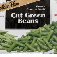 Cut Green Beans · Brand will be either Yerek or Golden Flow