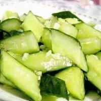 Cucumber Salad · Cucumber with garlic sauce.