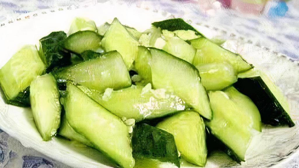 Cucumber Salad · Cucumber with garlic sauce.
