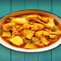 Aloo Gobi · cauliflower and potato spiced curry