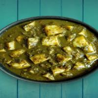 Palak Aloo · potatoes & spinach sautéed in a house blend masala