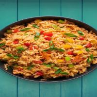 Veg Pulao · seasoned Indian rice with mixed vegetables