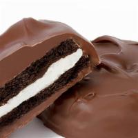 Milk Chocolate Covered Oreos · Everyone's favorite treat comes dressed to impress. Oreo cookies dipped in milk chocolate
