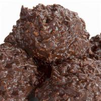 Dark Chocolate Coconut Clusters · Dark Chocolate Coconut Clusters Candy
