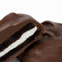 Dark Chocolate Covered Oreos · Everyone's favorite treat comes dressed to impress. Oreo cookies dipped in dark chocolate