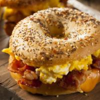 Bacon Sandwich · Make your special bacon sandwich on a Kaiser Roll, Bagel or plain bread.  Its the bacon that...