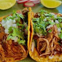 Birria Taco · Short Rib Meat Cooked In Birria Sauce,   Cilantro, Onion (Recommended Side Of Consome)