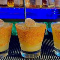 Frozen Margarita · (Same Flavor Options As “On The Rocks”,Can  Be Made Spicy On Request) – Tequila Blanco,  Ora...