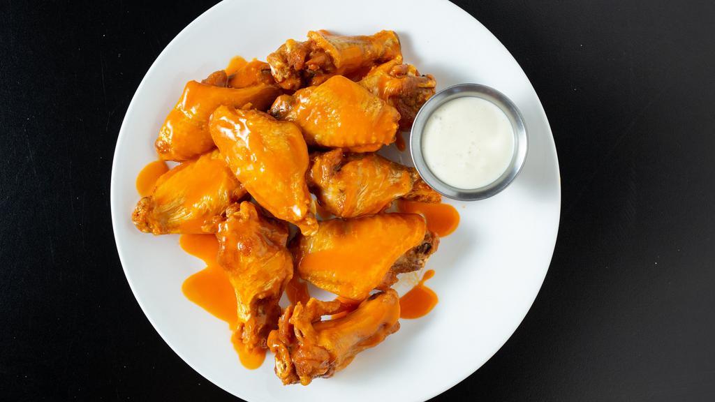 Wings · Served with celery, bleu cheese or ranch.